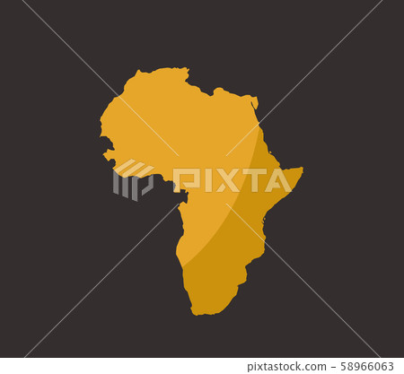 Africa map vector illustration Africa map vector illustration 58966063