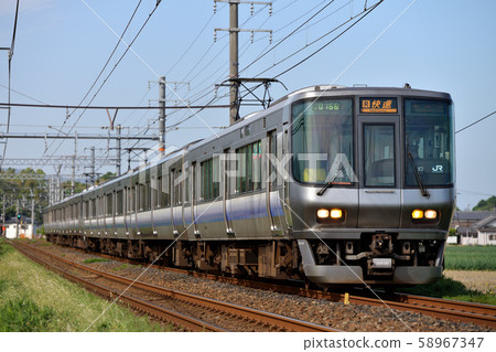 223 series Kanku and Kishu Road Rapids running on Hanwa Line 58967347