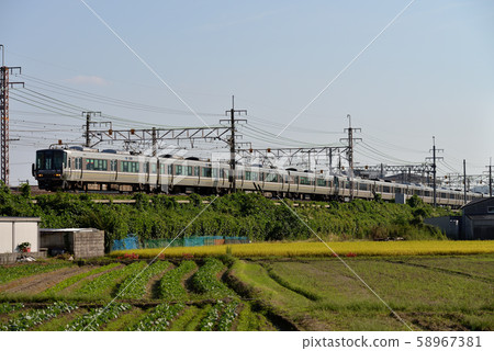 Series 223 new high-speed 12 cars running on JR Kyoto Line Series 223 new high-speed 12 cars running on JR Kyoto Line 58967381