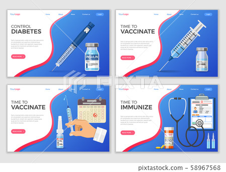 Vaccination landing page template Vaccination landing page template 58967568