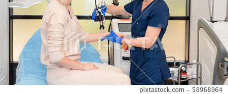 Laser Skin Rejuvenation on female arms and hands Laser Skin Rejuvenation on female arms and hands 58968964