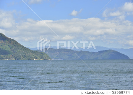 [滋賀]琵琶湖在秋天 58969774