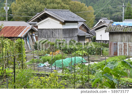 [Takashima City, Shiga Prefecture] Satoyama scenery in the village 58973577
