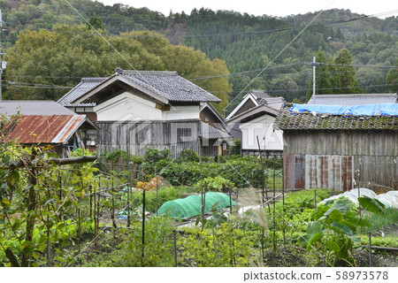 [Takashima City, Shiga Prefecture] Satoyama scenery in the village 58973578