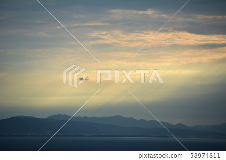 A sunset 58974811
