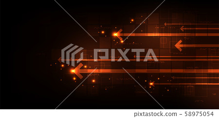 Arrows that indicate the speed of the internet. Arrows that indicate the speed of the internet. 58975054