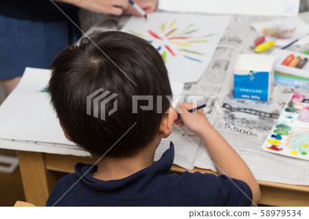 Toddler drawing Toddler drawing 58979534