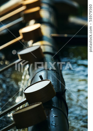 Shrine Chozuya and cassotte 58979560