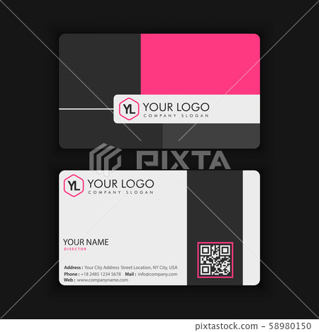 Modern Creative and Clean Business Card Template Modern Creative and Clean Business Card Template 58980150