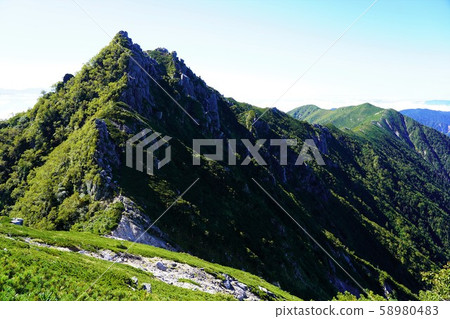 Senjoan from the south of Komagatake 58980483