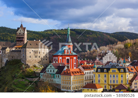 Castle Loket in Czech Republic Castle Loket in Czech Republic 58980526