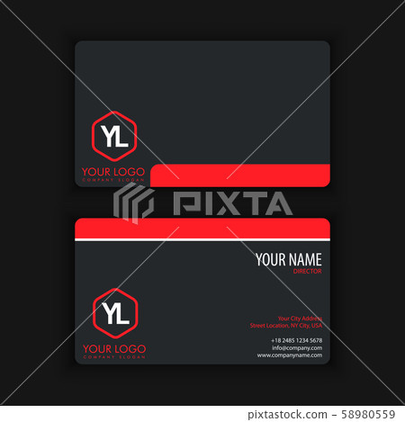 Modern Creative and Clean Business Card Template 58980559