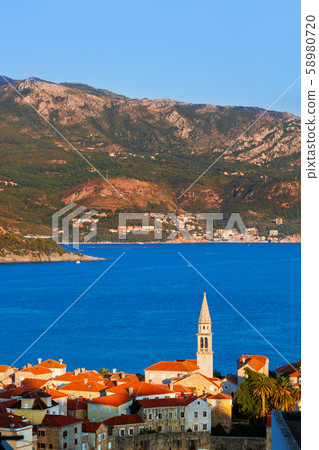 Old Town in Budva Montenegro 58980720