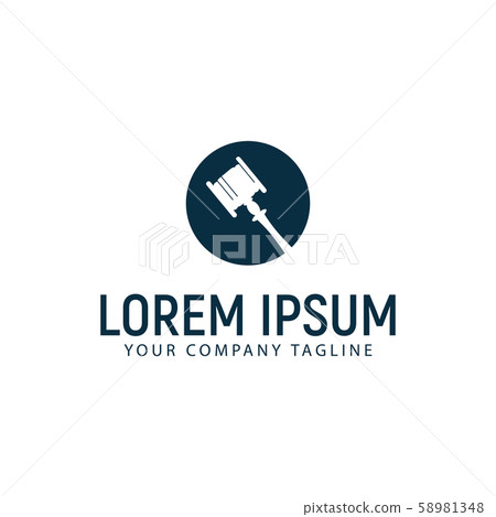 hammer law logo design concept template hammer law logo design concept template 58981348