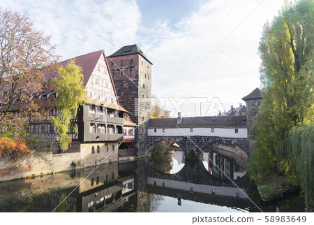 Old town of Nuremberg, Germany Old town of Nuremberg, Germany 58983649