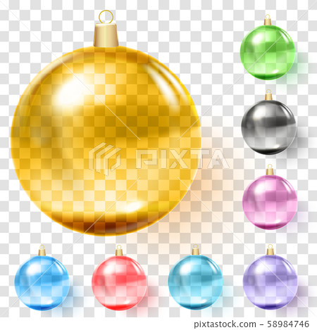 Set of isolated realistic decorations. Vector illustration Set of isolated realistic decorations. Vector illustration 58984746