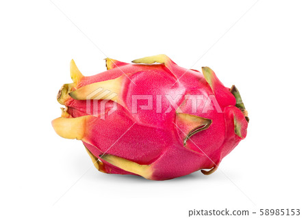 pitahaya fruit isolated on a white background 58985153