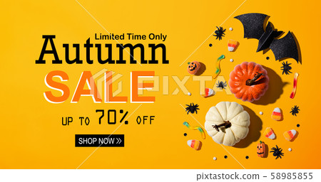 Autumn sale banner Autumn sale banner 58985855