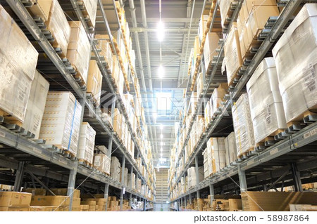 Warehouse scene Warehouse scene 58987864