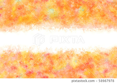 紅色抽象秋天多彩水彩背景 58987978