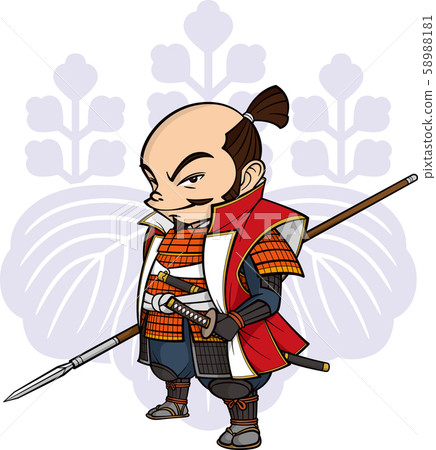 Hideyoshi Hashiba Kirimon - Stock Illustration [58988181] - PIXTA