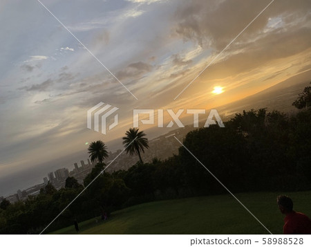 夏威夷的日落 夏威夷的日落 58988528