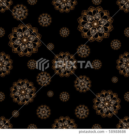 vector mandala background,Indian henna tattoo .  vector mandala background,Indian henna tattoo .  58988686