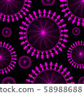 vector mandala background,Indian henna tattoo . ￼ 58988688