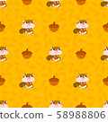Set of colorful autumn leaves  58988806