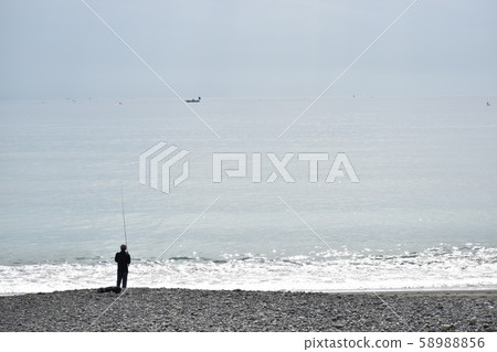 The sea and the angler 58988856