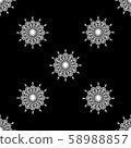 vector mandala background,Indian henna tattoo . ￼ 58988857