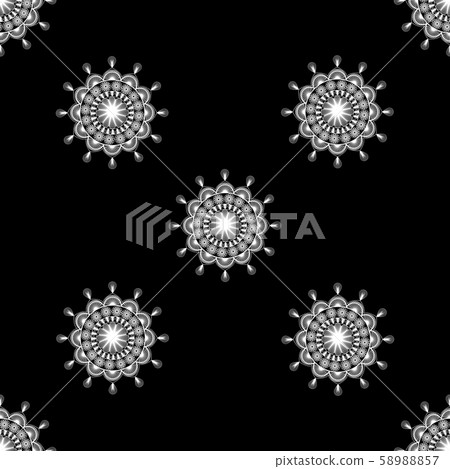 vector mandala background,Indian henna tattoo .  vector mandala background,Indian henna tattoo .  58988857
