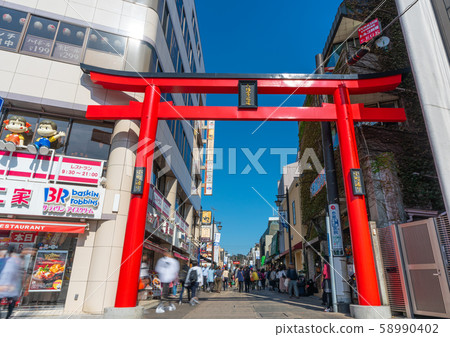 小町街等日本鎌倉城市景觀 小町街等日本鎌倉城市景觀 58990402