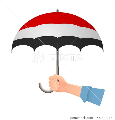 yemen flag umbrella 58992942