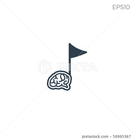 brain music note logo icon or symbol vector-插圖素材 [58993367] - PIXTA圖庫