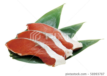 Red salmon fillet 05 (with pass) Red salmon fillet 05 (with pass) 58993787