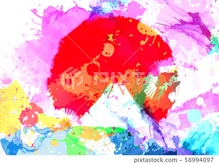 Abstract sunrise from Fuji 58994097