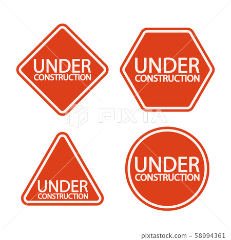 construction signs set 01 construction signs set 01 58994361