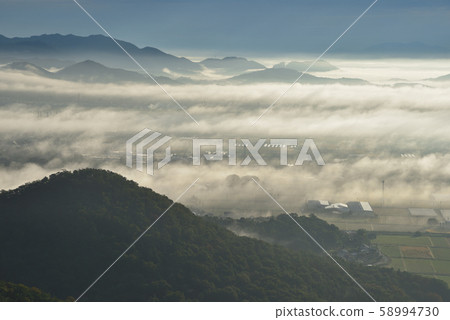 Unkai and Okoyama View from the top of Mt. Unkai and Okoyama View from the top of Mt. 58994730