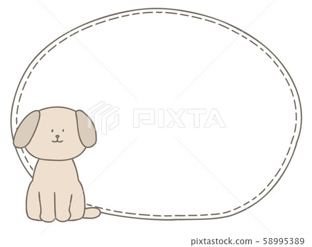 Dog frame - Stock Illustration [58995389] - PIXTA