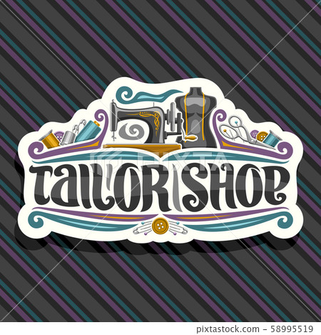 Vector logo for Tailor Shop Vector logo for Tailor Shop 58995519