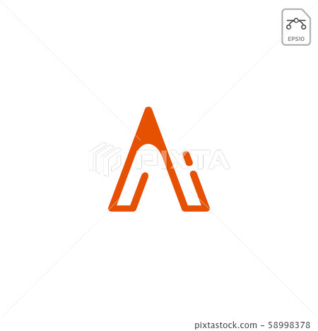 initial ai monogram logo design vector icon - Stock Illustration ...