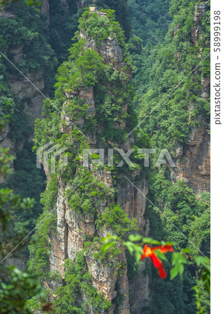 Stone pillars seen from Enchanting Terrace Stone pillars seen from Enchanting Terrace 58999198