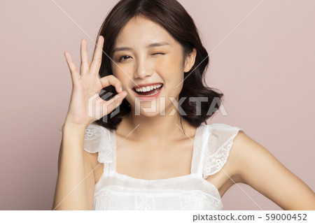 女性美色彩背景 59000452