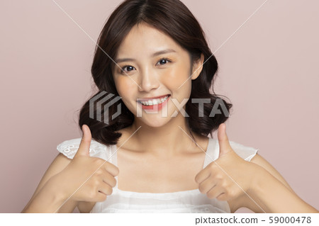 女性美色彩背景 59000478