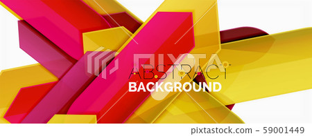Geometric abstract background. Dynamic shapes composition Geometric abstract background. Dynamic shapes composition 59001449