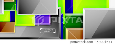 Square geometric composition 59001654