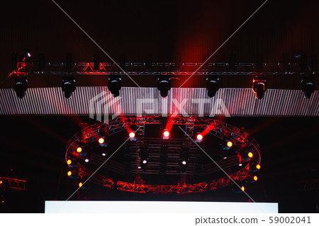 lighting equipment on concert stage. 59002041