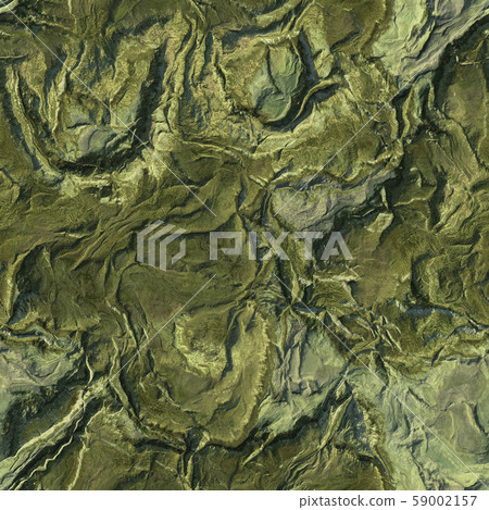 Aerial view from air plane of green nature mountains seamless texture background. 3d illustration Aerial view from air plane of green nature mountains seamless texture background. 3d illustration 59002157