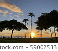 Sunset glow in Hawaii 59002533